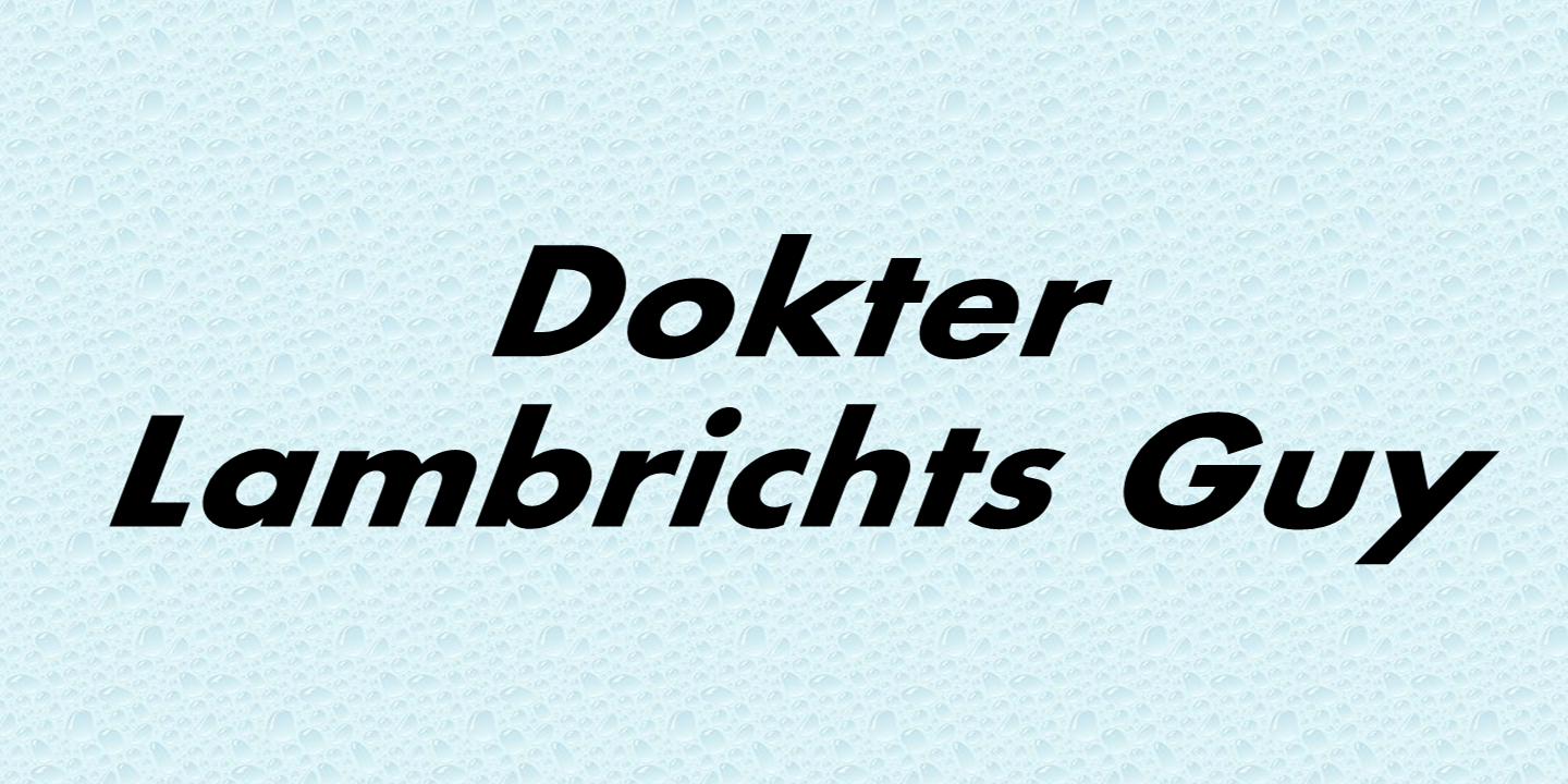 Dokter Guy Lambrichts